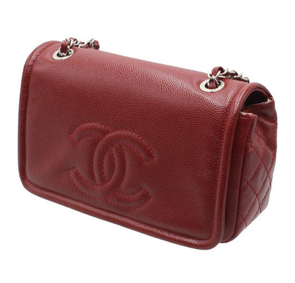 Chanel Caviar Skin Coco Mark CC Shoulder Bag