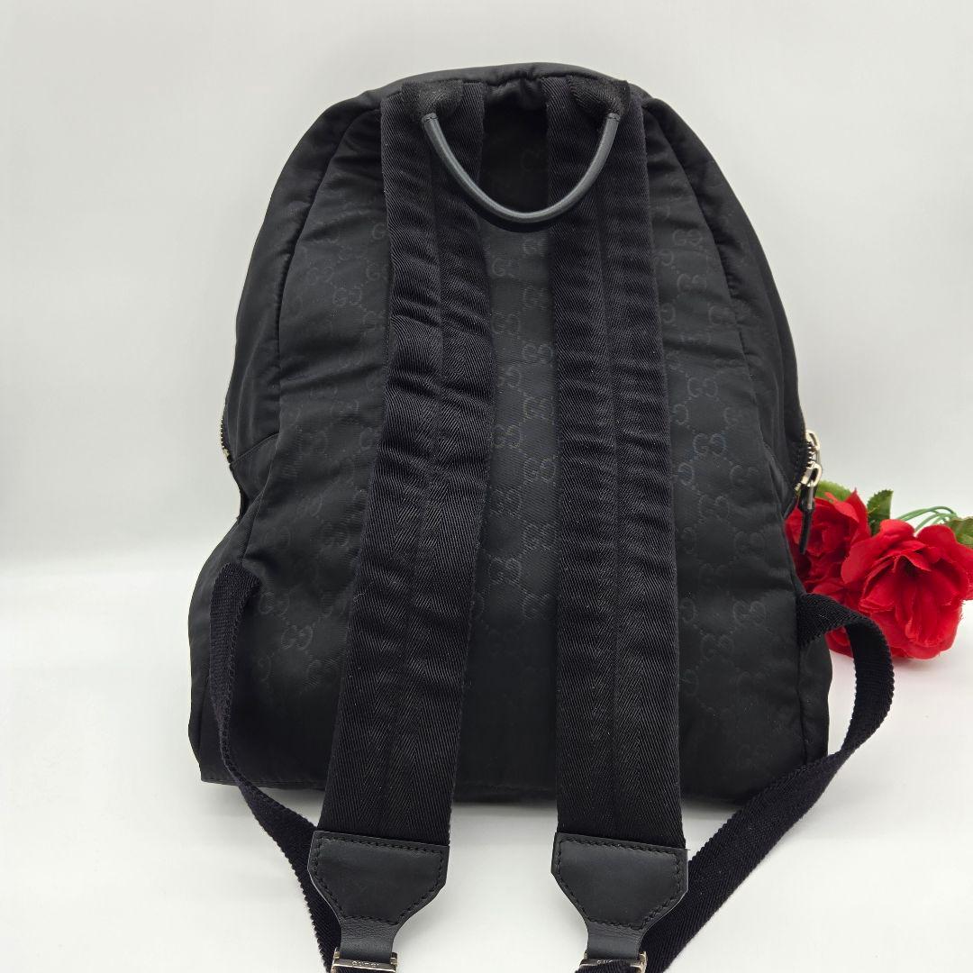 Gucci Backpack Nylon GG Black — view 2