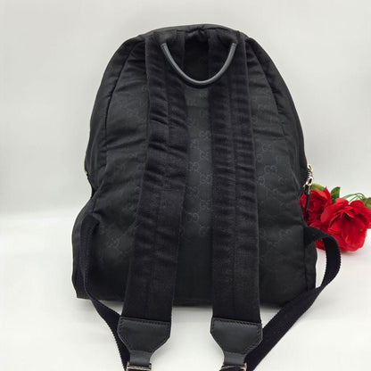 Gucci Backpack Nylon GG Black — view 2