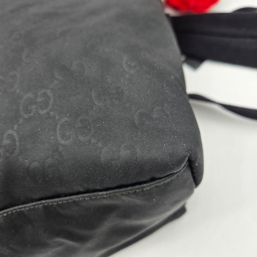 Gucci Backpack Nylon GG Black — view 8