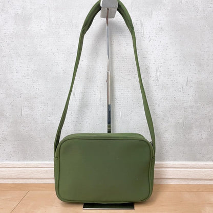 Miu Miu Archive Shoulder Bag Khaki Logo — view 3