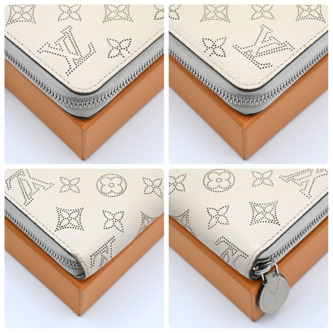 Louis Vuitton Monogram Mahina Zippy Wallet Ivoire — view 7