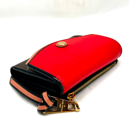 Louis Vuitton Monogram Portefeuille Tuilso Compact Red Wallet