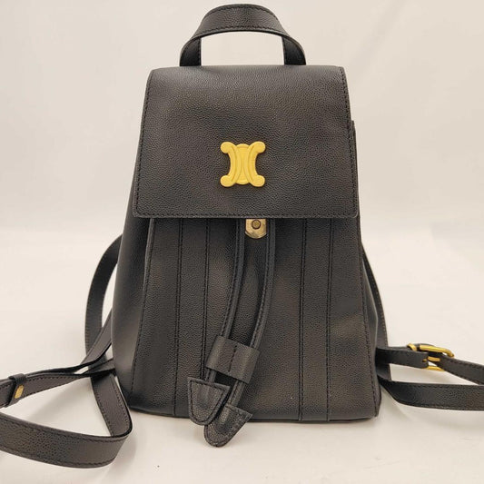 Celine Triomphe Backpack Leather Vintage