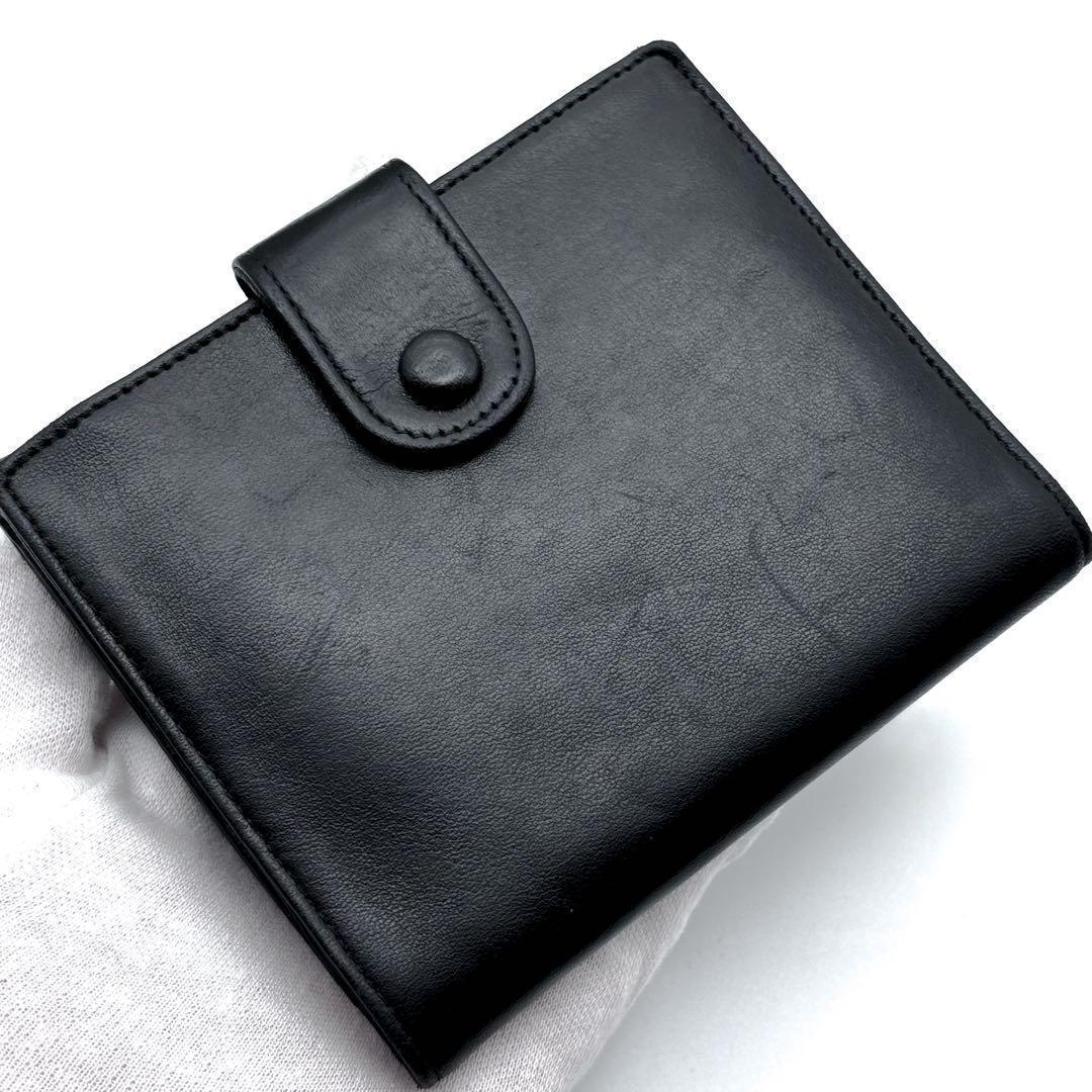 Chanel Wallet Coco Stitch Jumbo CC Logo Snap Bifold — view 4