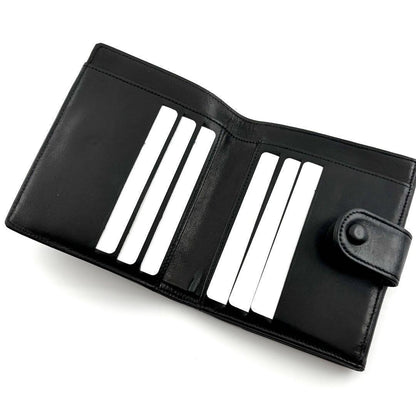 Chanel Wallet Coco Stitch Jumbo CC Logo Snap Bifold — view 7