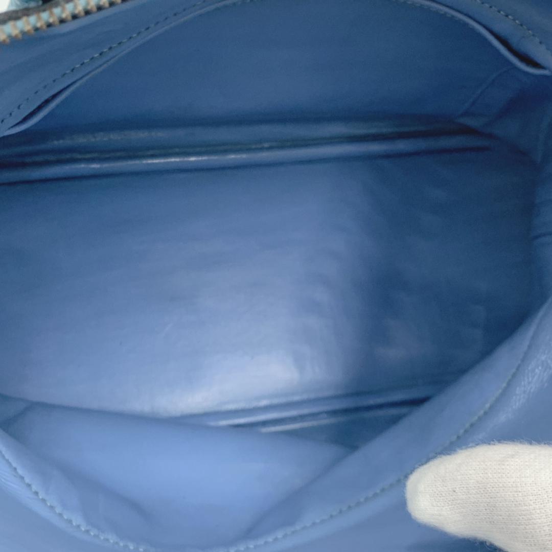 Hermes Bolide 31 Taurillon Clemence Blue Jean Handbag
