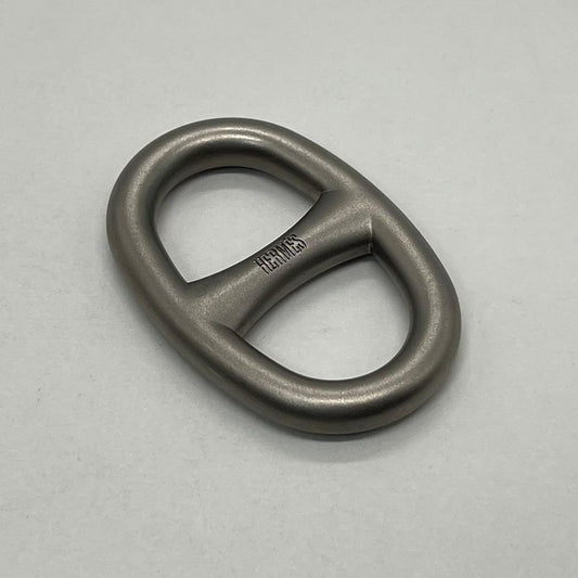 Hermes Chaine D'ancre Scarf Ring Silver