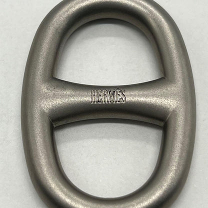 Hermes Chaine D'ancre Scarf Ring Silver
