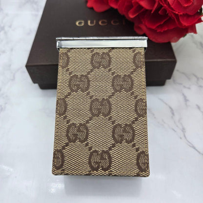Gucci Cigarette Case Tobacco Canvas — view 2