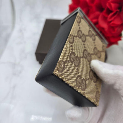 Gucci Cigarette Case Tobacco Canvas — view 5