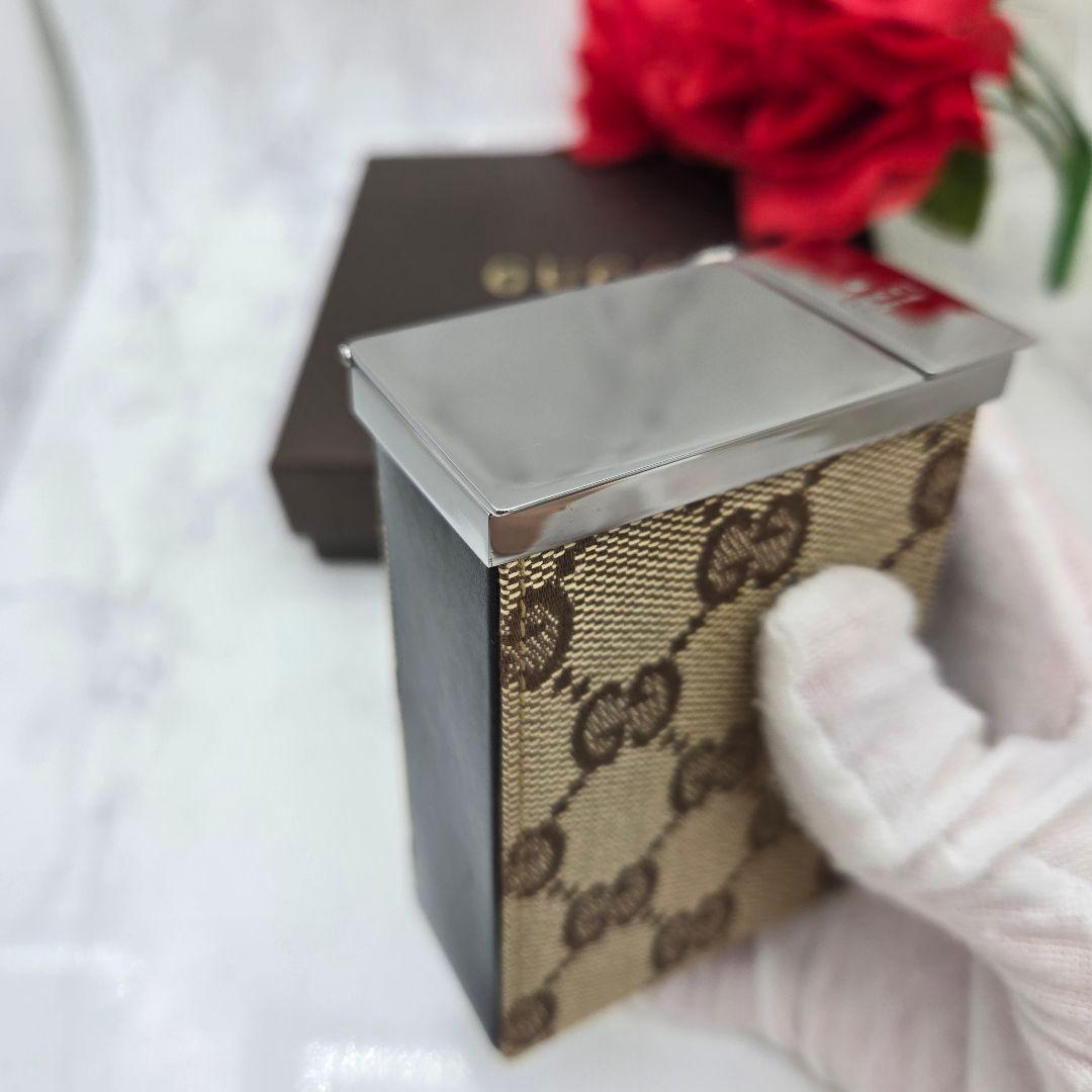 Gucci Cigarette Case Tobacco Canvas — view 6