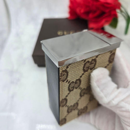 Gucci Cigarette Case Tobacco Canvas — view 6