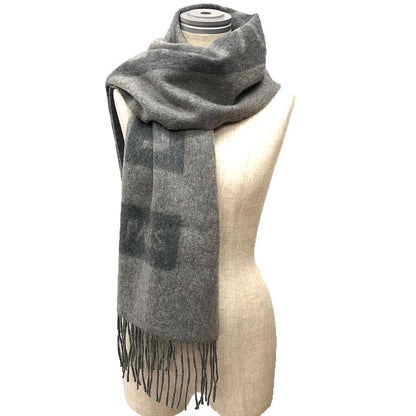 Louis Vuitton Cashmere Scarf Gray Aq12289