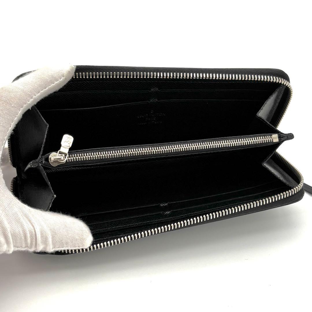 Louis Vuitton Wallet Epi Portefeuille Clemence Noir Black — view 3