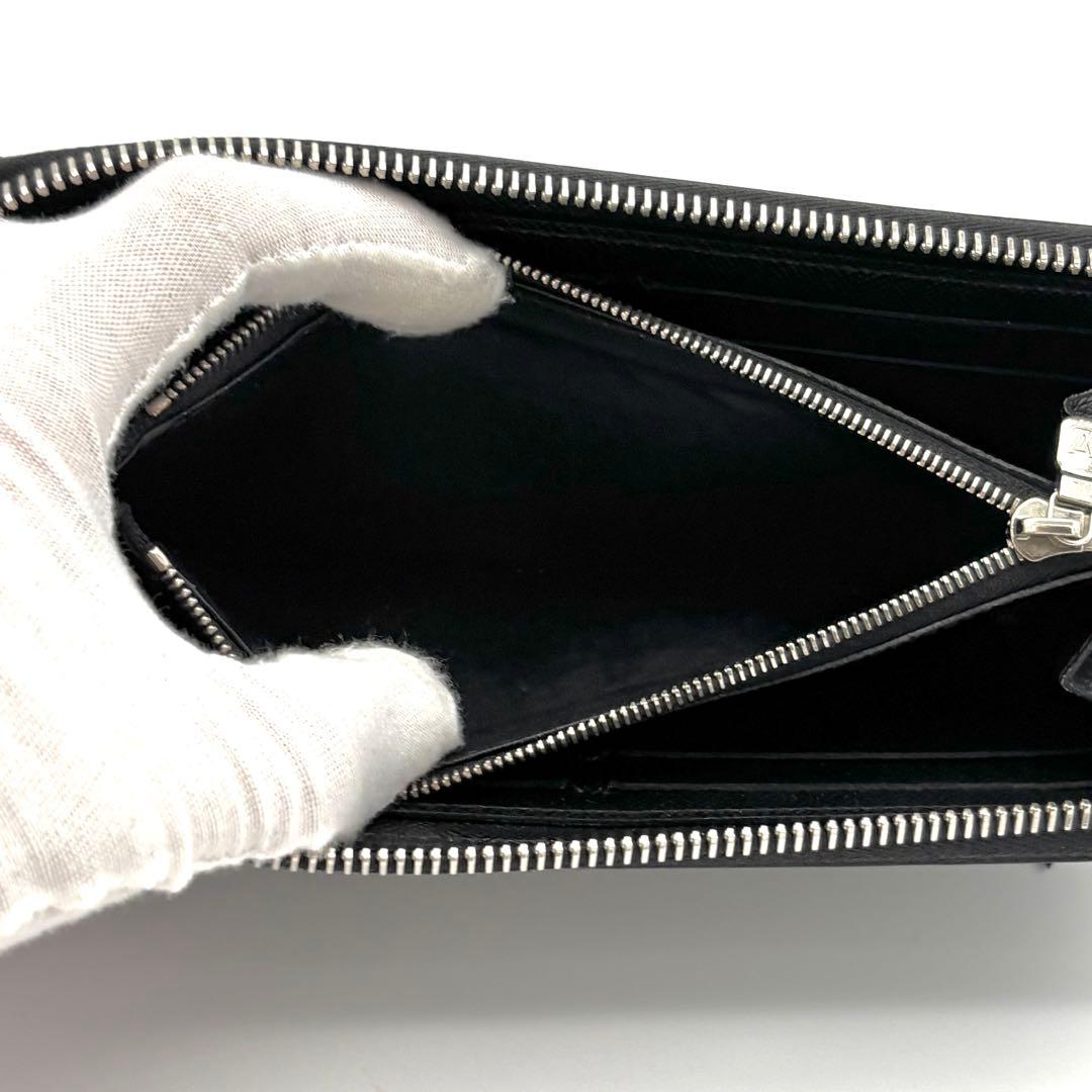 Louis Vuitton Wallet Epi Portefeuille Clemence Noir Black — view 4