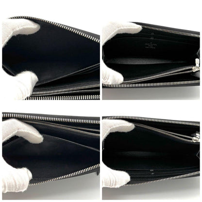 Louis Vuitton Wallet Epi Portefeuille Clemence Noir Black — view 5