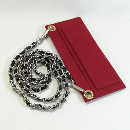 Chanel Quilted Wallet Lambskin Chain Shoulder Bag — view 6