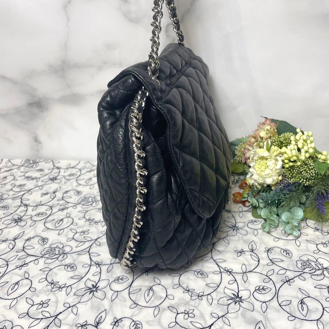 Chanel Chainaround Double Flap Quilted Black — view 5