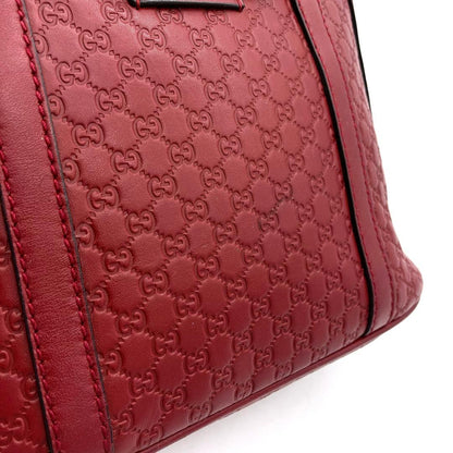Gucci Handbag Micro Guccissima Leather Red