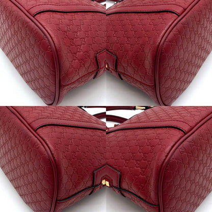 Gucci Handbag Micro Guccissima Leather Red