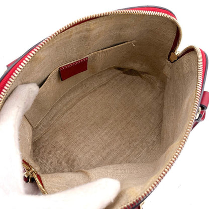 Gucci Handbag Micro Guccissima Leather Red