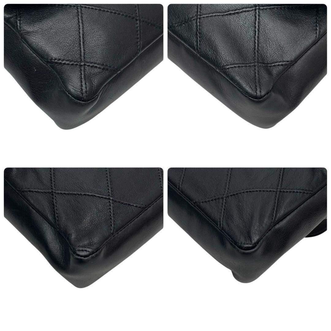 Chanel Bicolor Quilted Waist Bag Pouch CC Logo Black — view 6