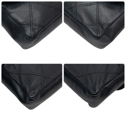 Chanel Bicolor Quilted Waist Bag Pouch CC Logo Black — view 6