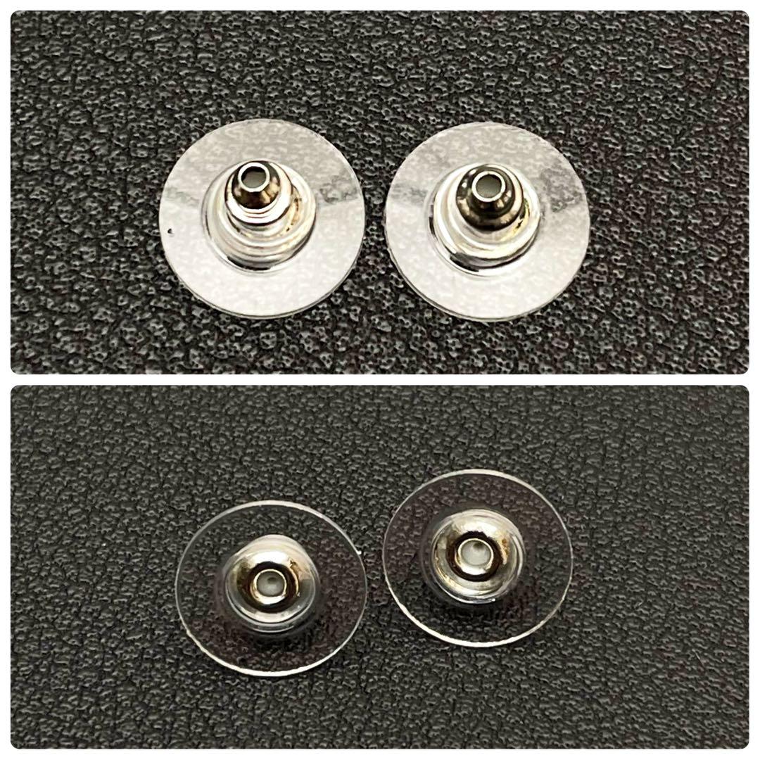Chanel CC Logo Earrings 00A Rhinestone Icon Silver — view 5