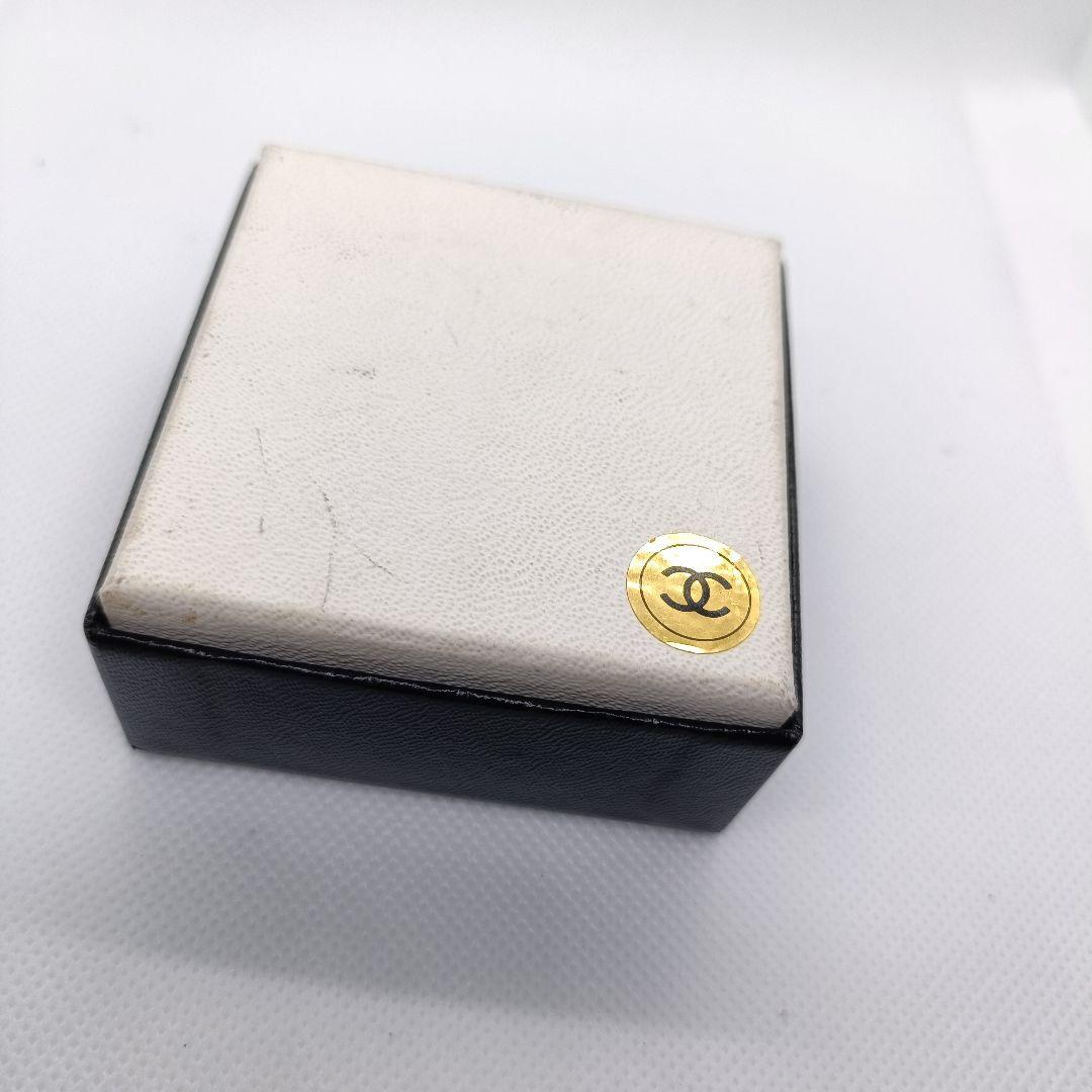 Chanel Earrings With Storage Box Round Earrings Silver