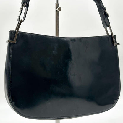 Gucci Era Patent Leather Handbag Black — view 3