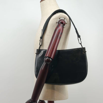 Gucci Era Patent Leather Handbag Black — view 4