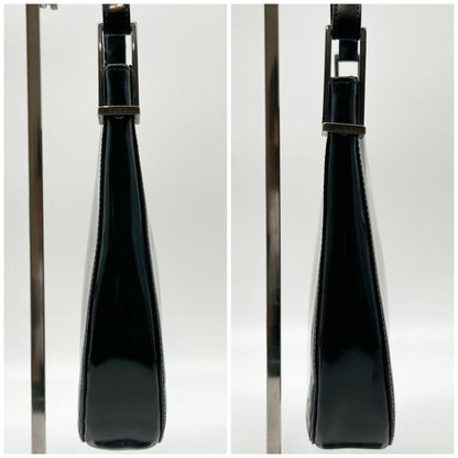 Gucci Era Patent Leather Handbag Black — view 5