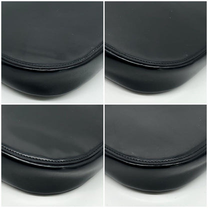 Gucci Era Patent Leather Handbag Black — view 7