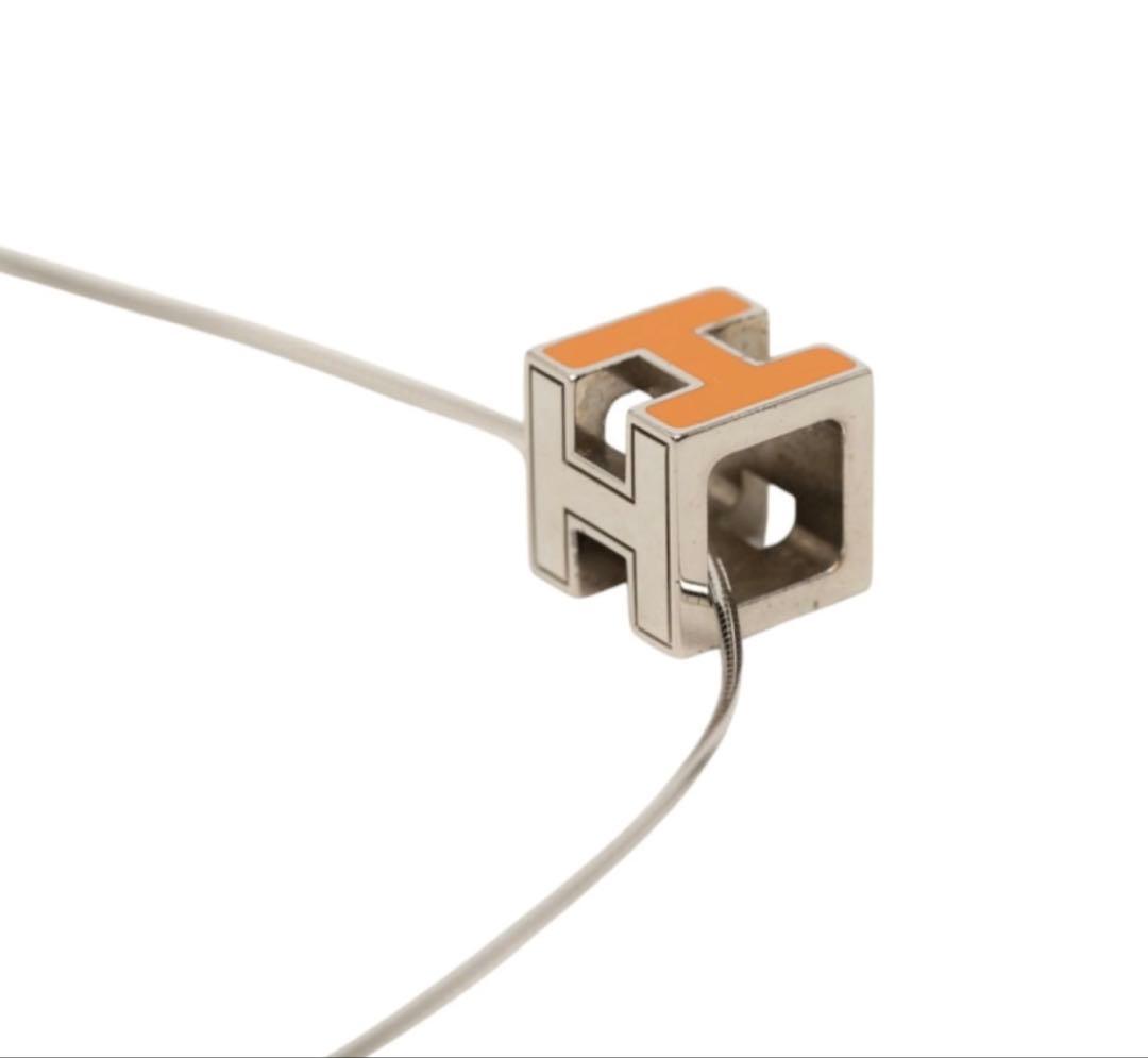 Hermes Cage d'H Cube Necklace — view 3