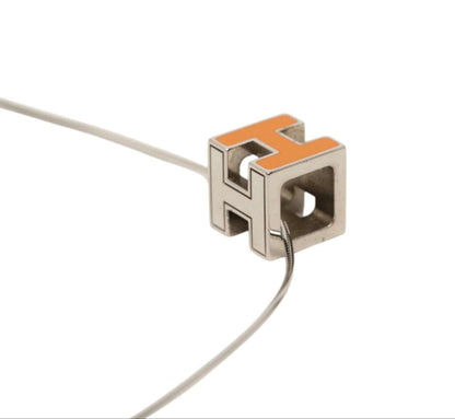 Hermes Cage d'H Cube Necklace — view 3