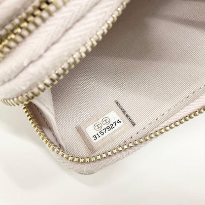 Chanel Caviar Leather CC Logo Mini Quilted Chain — view 8