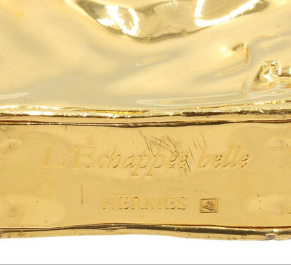 Hermes Escape Cadena Trunk Motif Charm Gold — view 5
