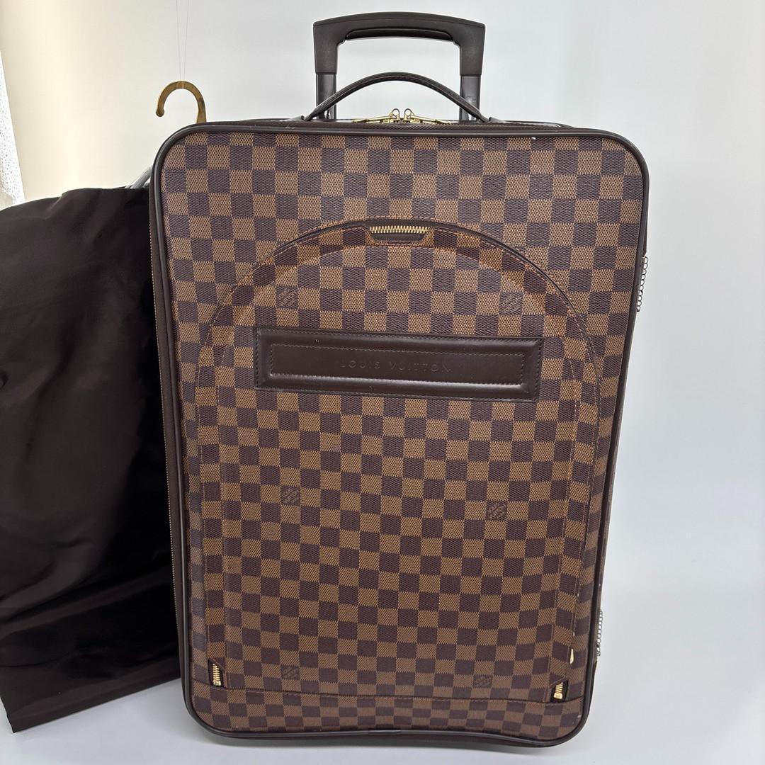 Louis Vuitton Damier Pegase 55 Leather Suitcase Travel Bag — view 2