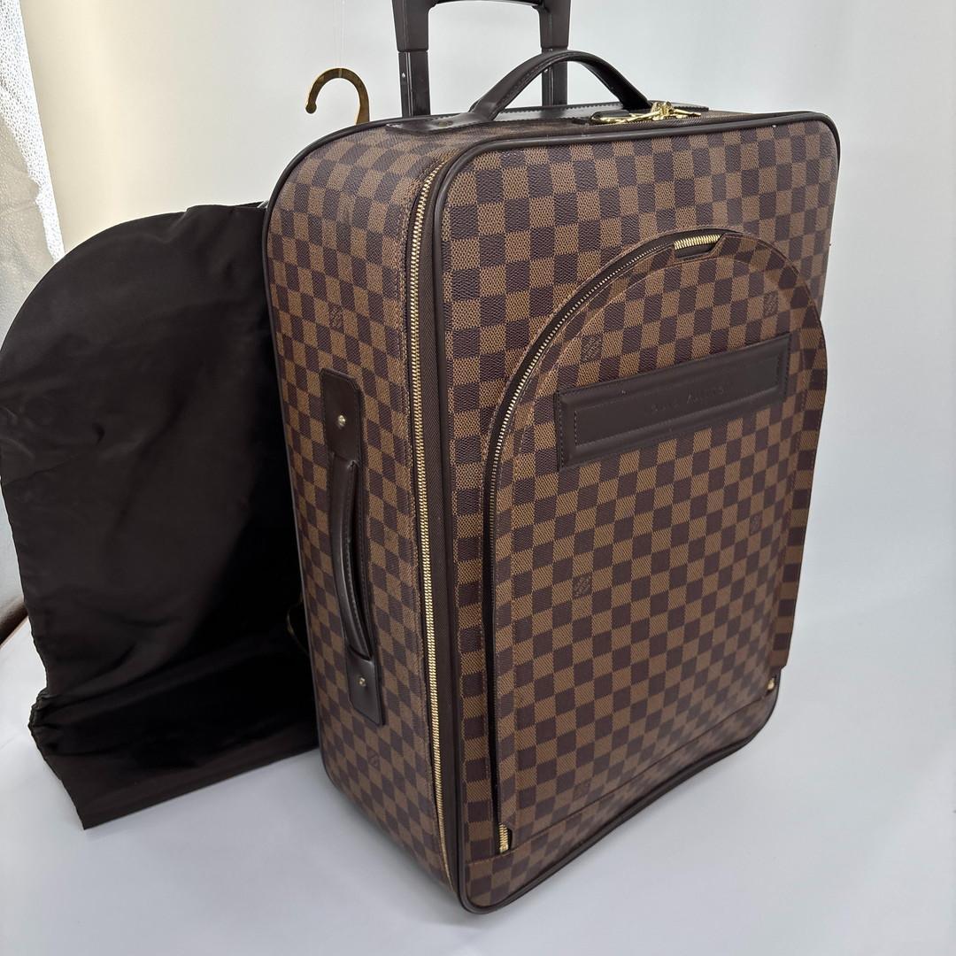 Louis Vuitton Damier Pegase 55 Leather Suitcase Travel Bag — view 3