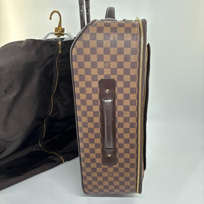 Louis Vuitton Damier Pegase 55 Leather Suitcase Travel Bag — view 4