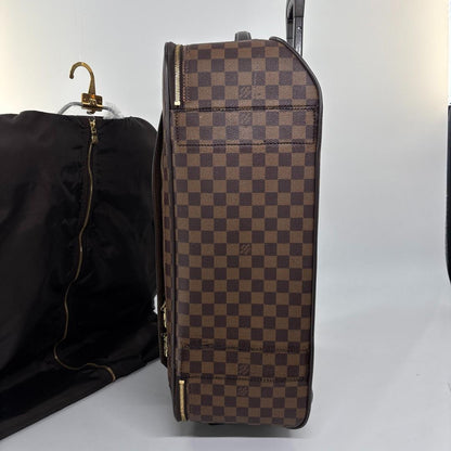 Louis Vuitton Damier Pegase 55 Leather Suitcase Travel Bag — view 7