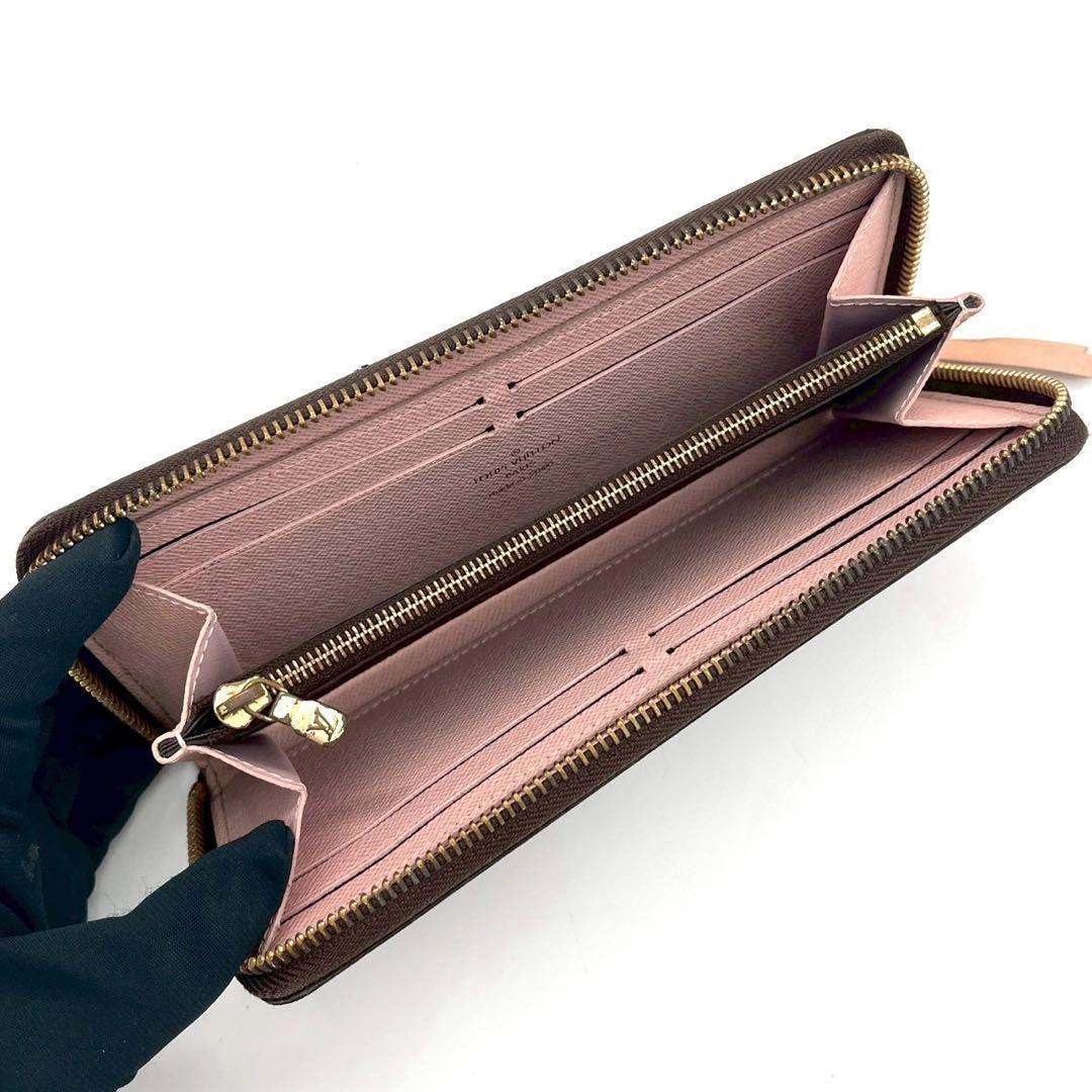 Louis Vuitton Monogram Portefeuille Clemence Rose Ballerine Wallet — view 3