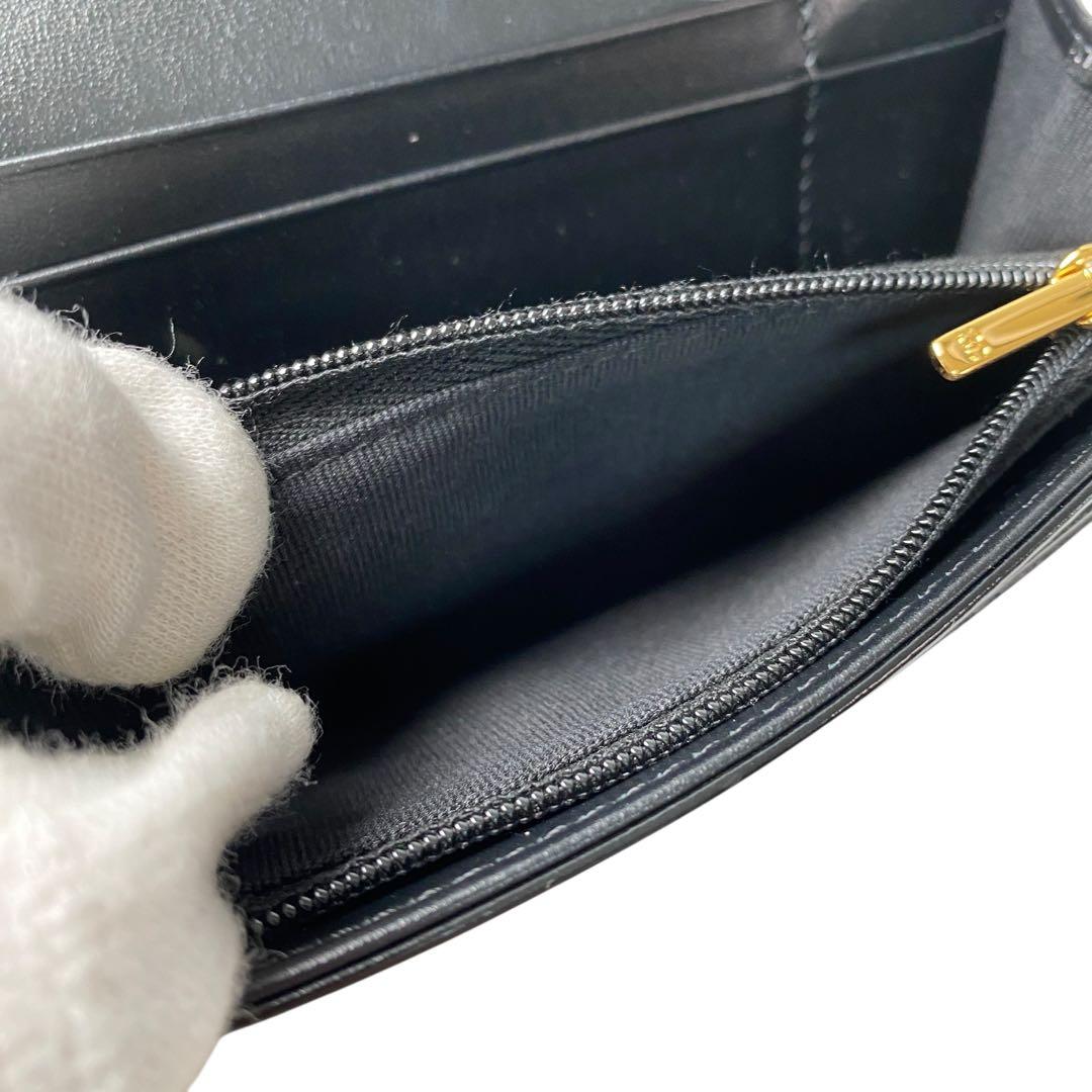 Chanel Chanel Quilted Ap4261 Long Wallet Coco Mark