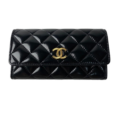 Chanel Chanel Quilted Ap4261 Long Wallet Coco Mark