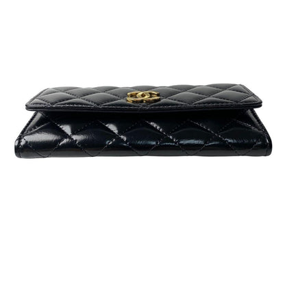 Chanel Chanel Quilted Ap4261 Long Wallet Coco Mark