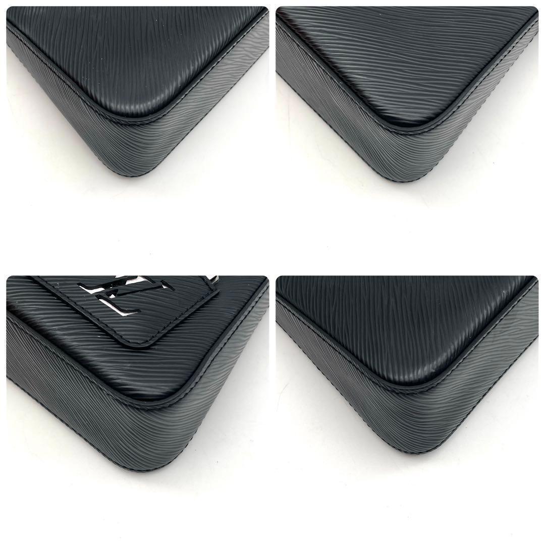 Louis Vuitton Epi Marais Lini Shoulder Bag Pouch Black — view 7