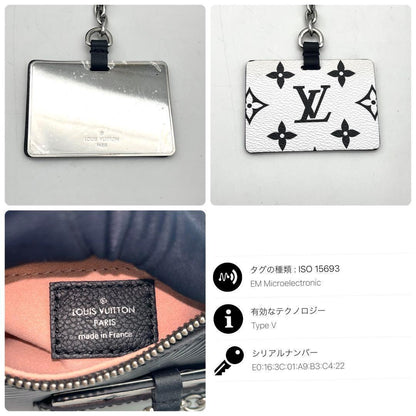 Louis Vuitton Epi Marais Lini Shoulder Bag Pouch Black — view 8