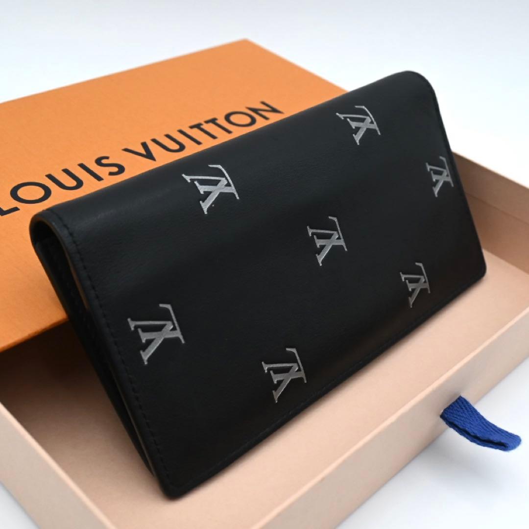 Louis Vuitton Blason Wallet Portefeuille Brazza Black
