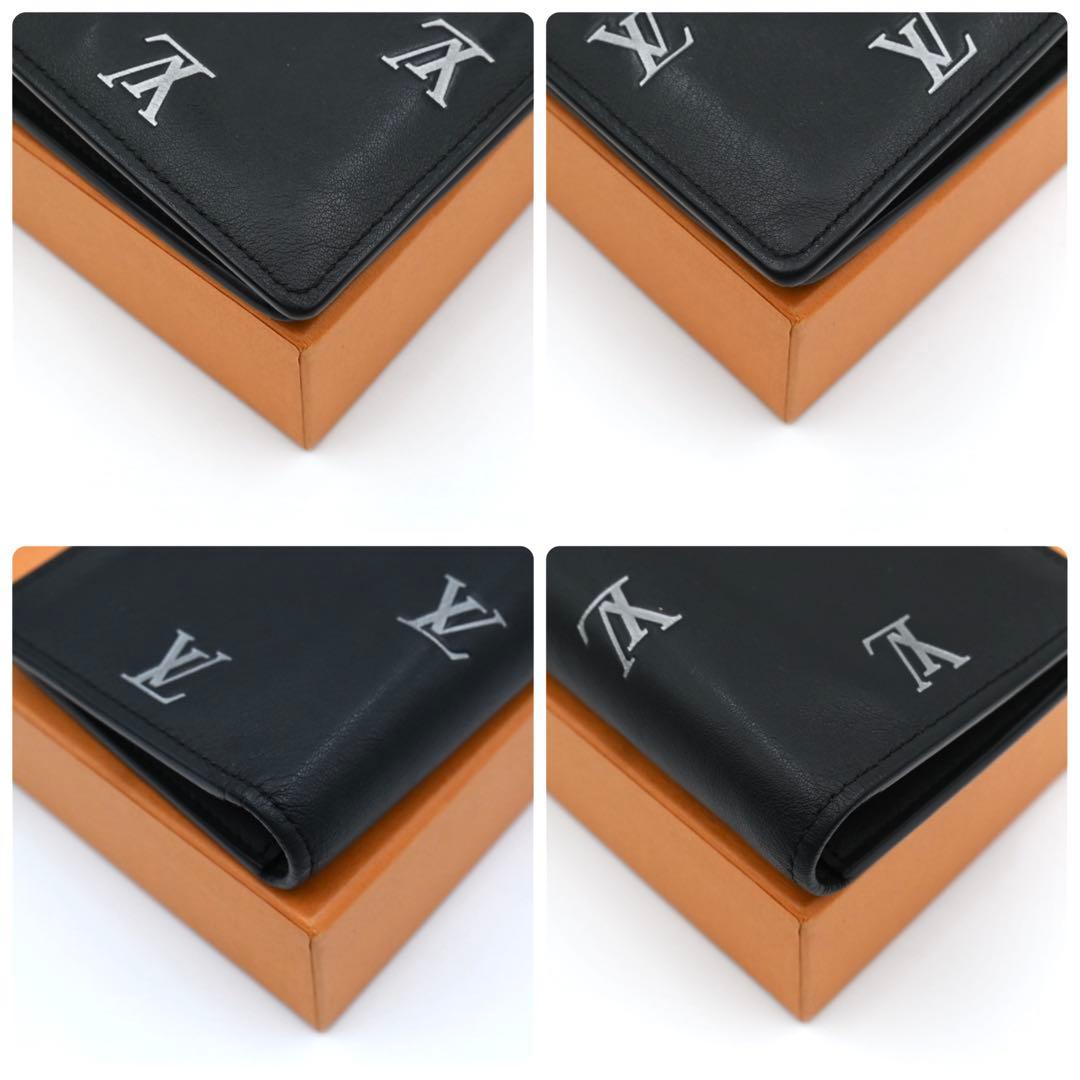 Louis Vuitton Blason Wallet Portefeuille Brazza Black